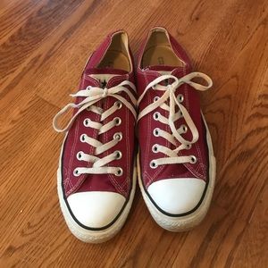 Maroon Converse women’s size 9, men’s 7